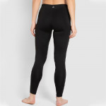 Women Black Solid Anti-Microbial Ankle-Length Leggings